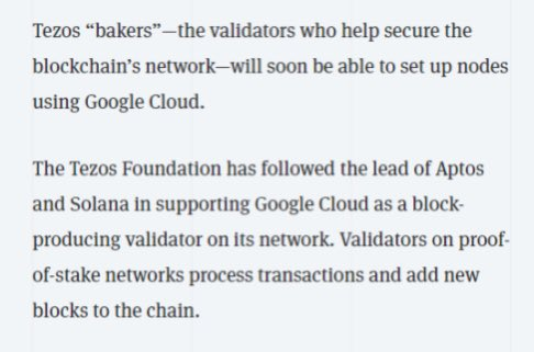 Well what do you know, some good #Tezos news $XTZ