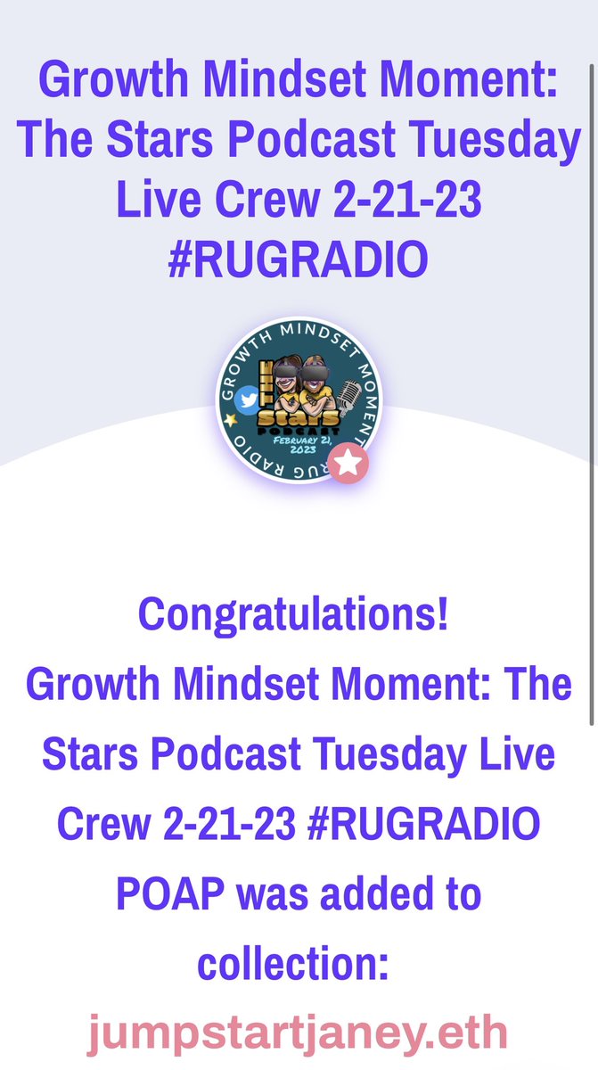 🔥 Supporting my sis <a href="/schmupergirl/">Alissa Jordan, Esq. 💜</a> who has amazing taste in <a href="/Nike/">Nike</a> dunks 

AND a fellow <a href="/RugRadio/">Rug Radio</a> creator with her husband <a href="/TheStarsPodcast/">Ron Jordan ✳️ Web3 Sensei</a> LFG! 

P.S. they are giving out POAPs 👀