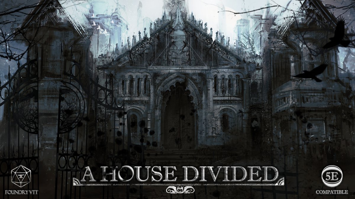 PolyhedraTv's tweet photo. Almost time for Session 9 of the @FoundryVTT sponsored mini campaign: A House Divided

Come join us at:

https://t.co/cGgG8UqSOC https://t.co/QctjDVN0gK