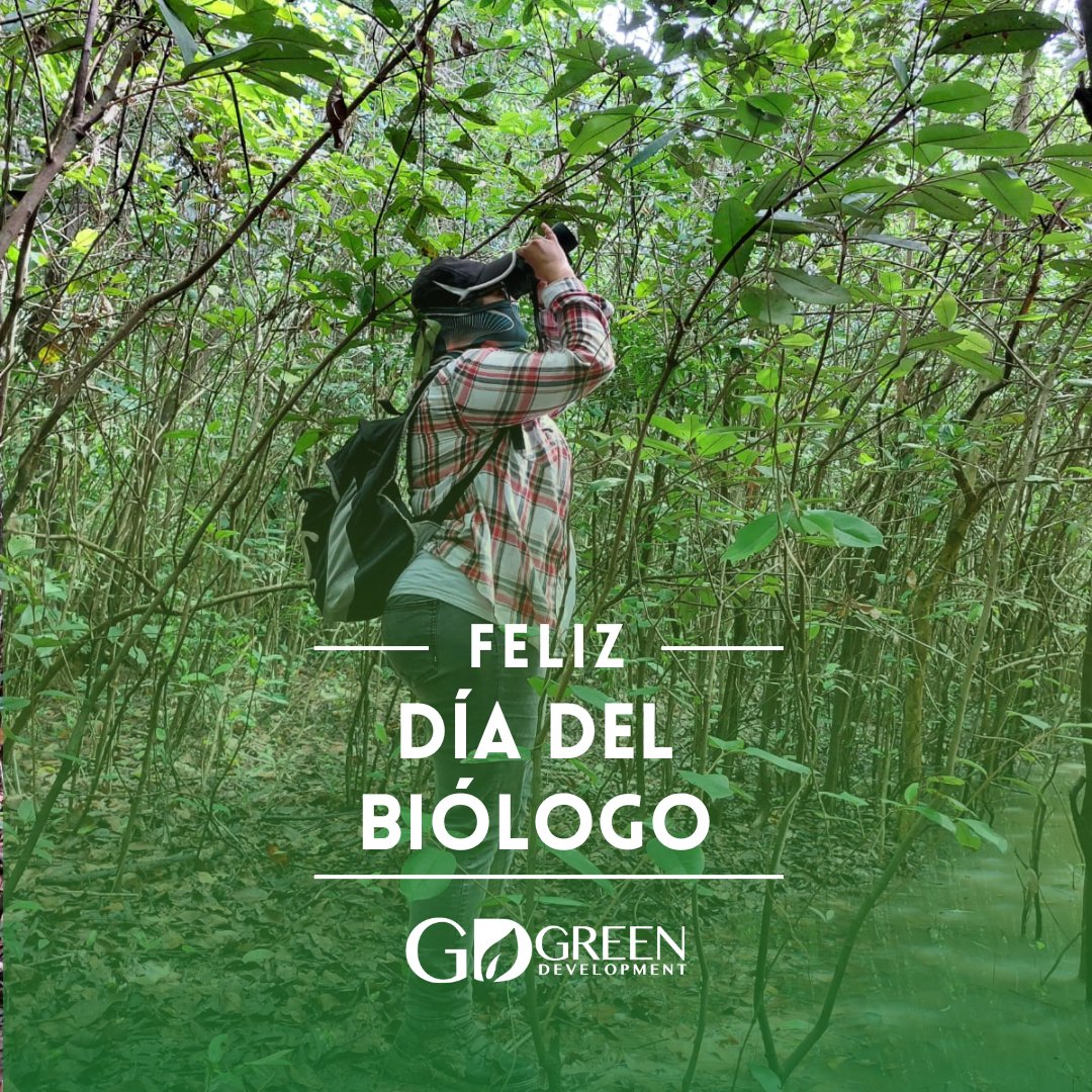 greendevgt's tweet photo. ¡Feliz día del biólogo y la bióloga! 🌎
Una profesión en donde estudian y conocen los organismos y que hacen un gran esfuerzo para preservar la biodiversidad
#GDTeam #SomosGD #DíaDelBiólogo https://t.co/H03JCm3vMk