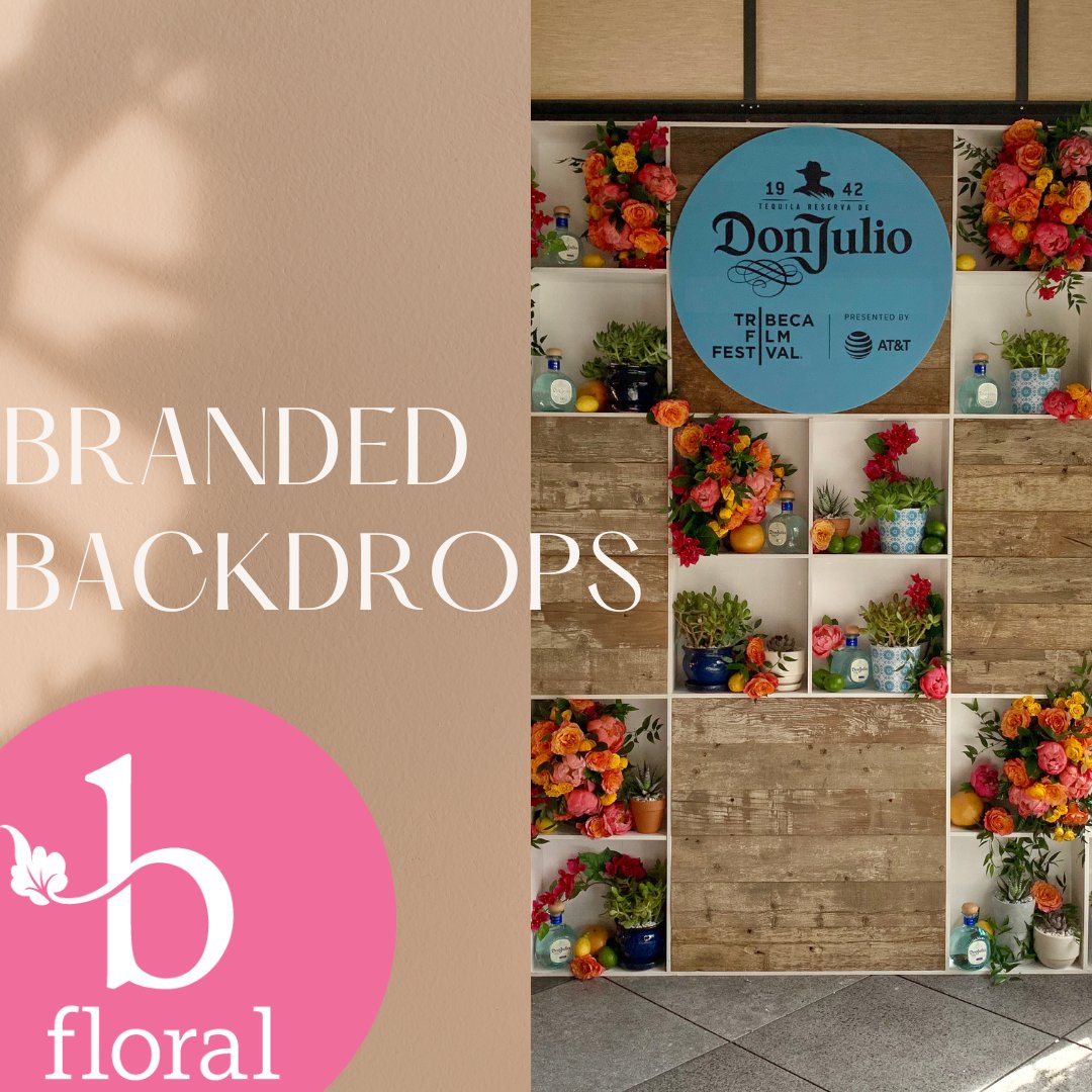 BFloralnyc's tweet image. Whether you're looking for a photo moment or a place for your newly launched product/brand logo to live, a branded backdrop is a great way to showcase new products and make your brand visible at an event🌸 #bfloralnyc #brandedevents #branded #photomoment #productdisplay