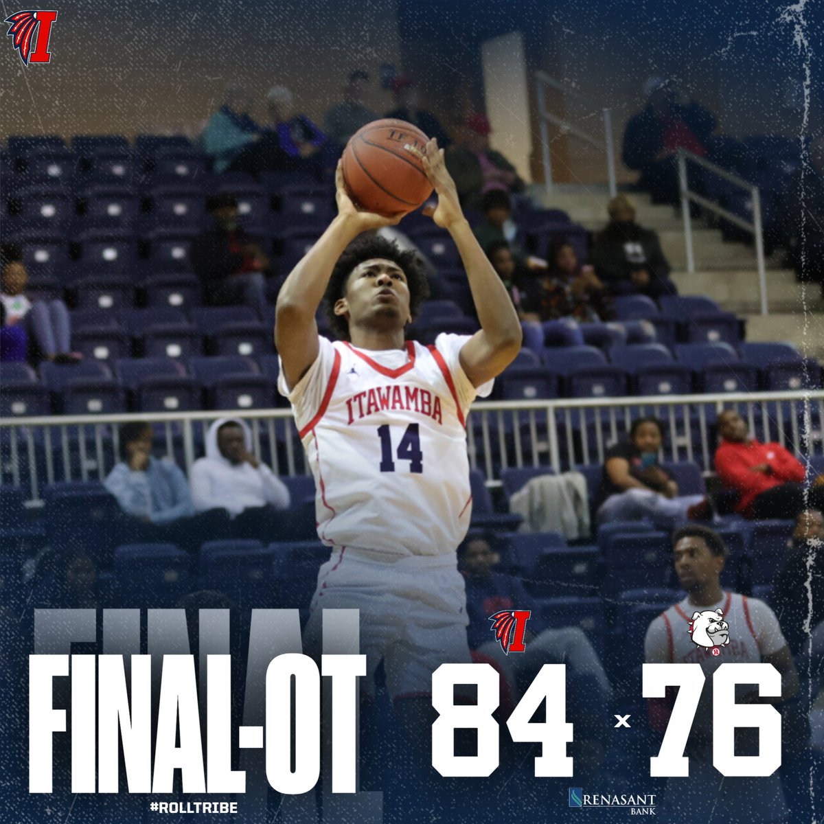 LetsGoICC's tweet photo. FINAL FROM GOODMAN: #ICCMBB defeats Holmes, 84-76. #RollTribe https://t.co/ieyrKvZMQl