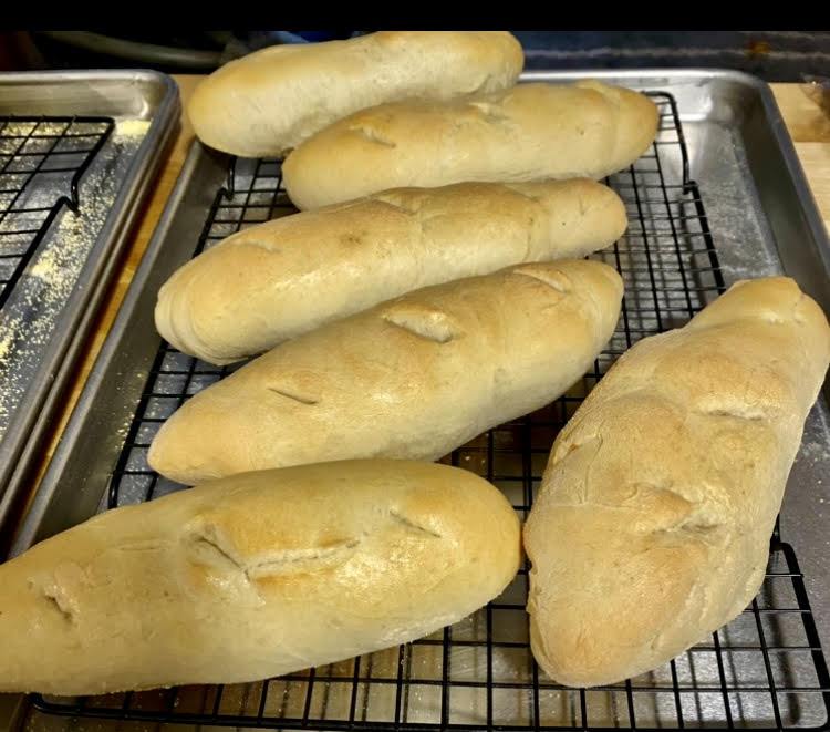 FBSPBakery's tweet image. Homemade Crusty Italian Sub rolls!  Who would like some?
#Italianbread #subrolls #bread #bakery