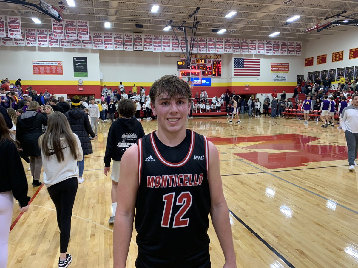 Tony Roe (@tonysroe) on Twitter photo 2023 Monticello PG Tate Petersen had a game-high 28 points on 10-20 shooting (4-10 3P) and 3 assists to help send the Panthers to the substate finals. Future Kirkwood guard showed a little bit of everything in his arsenal. <a href="/Petersen_Tate/">Tate Petersen</a> 2023 Monticello PG Tate Petersen had a game-high 28 points on 10-20 shooting (4-10 3P) and 3 assists to help send the Panthers to the substate finals. Future Kirkwood guard showed a little bit of everything in his arsenal. <a href="/Petersen_Tate/">Tate Petersen</a>