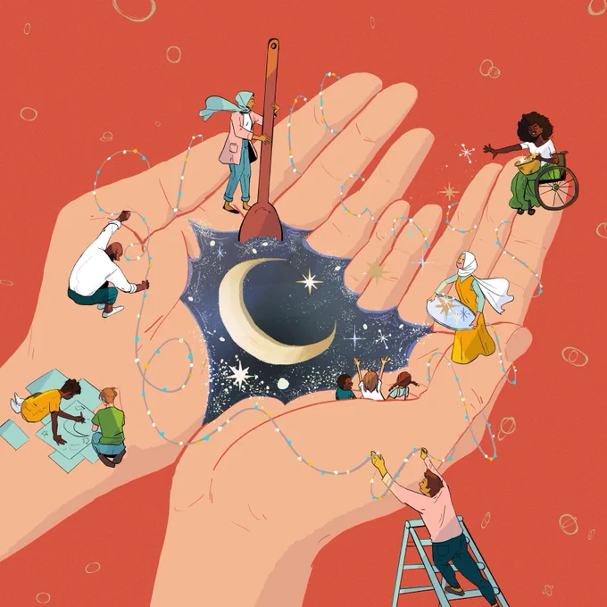 If any folks out here are looking for an illustrator to do something for Ramadan next month, consider ya girl. I love doing editorial work, posters, and covers featuring my joyous communityClients  Google, Abrams, Scholastic, Pillars Fund 