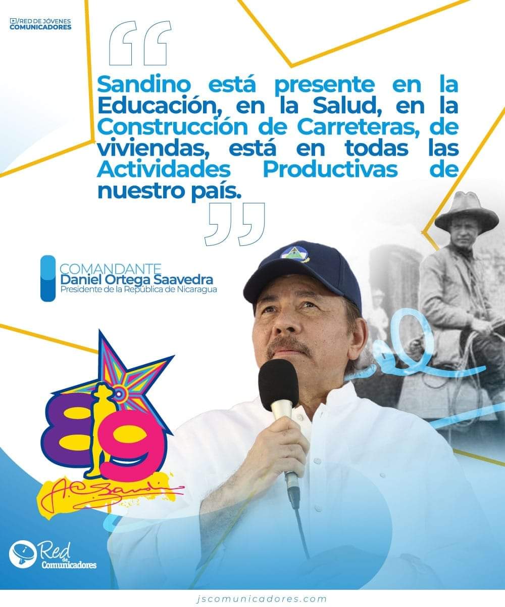 #UnidosEnVictorias
Sandino esta presente en cada Nicaragüenses que ama a su patria y defiende su Soberanía 
Seguiremos haciendo Revolución ❤🖤
#SandinoPatriayLibertad 
<a href="/FloryCantoX/">Flor y Canto 🇳🇮</a> <a href="/FcoRosales78/">Francisco Rosales 🇳🇮</a>