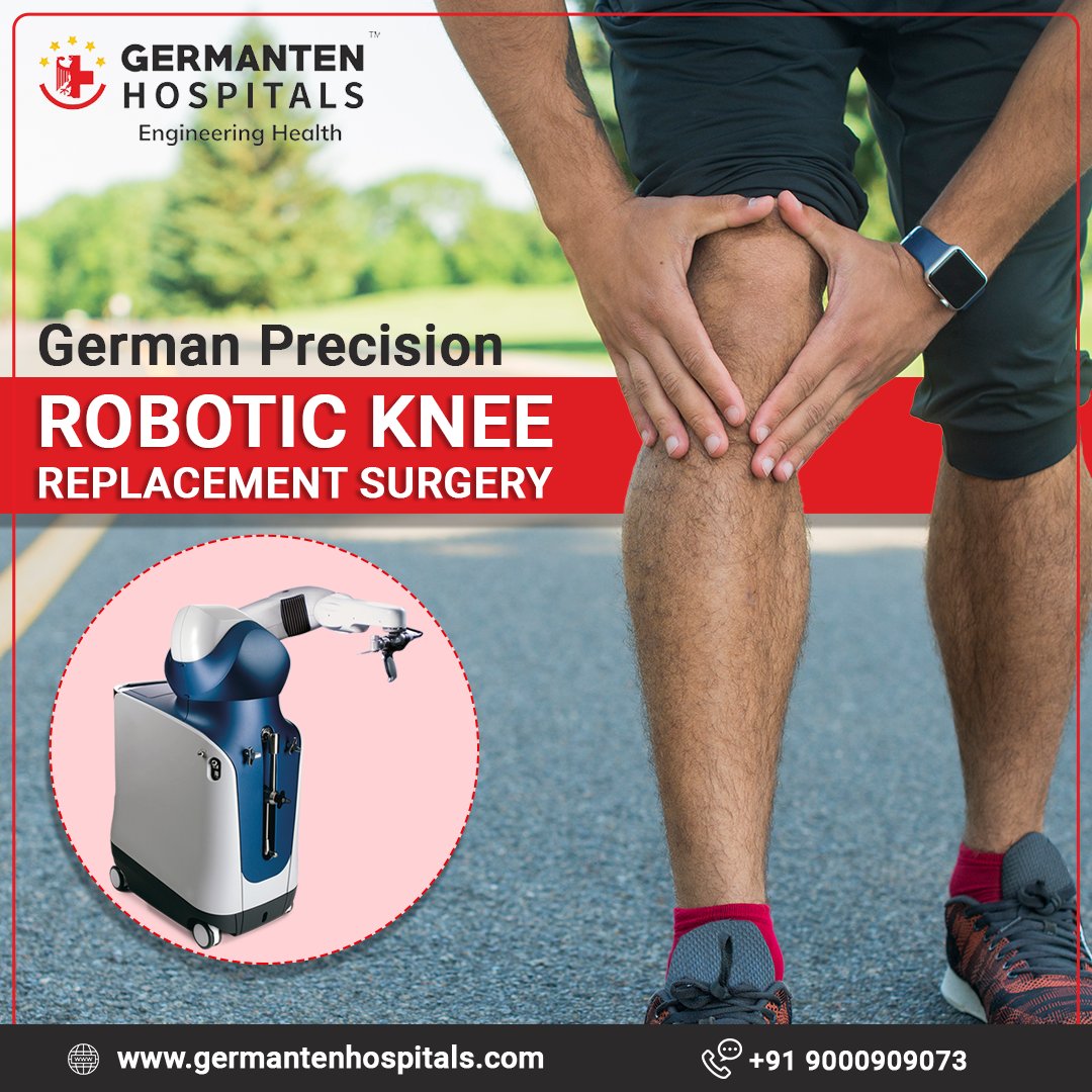 Germantenhospit's tweet photo. German technology #robotassisted system is used in #knee joint surgical interventions at Germanten Hospital. It optimizes the knee joint prosthesis adaptation and ensures its optimal fit. It ensures increased patient satisfaction with an #artificialjoint.
. https://t.co/rqWP1bt9s3