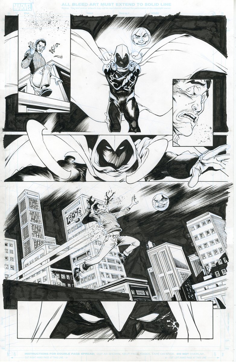 CadenceComicArt's tweet photo. 🌙 "Under the harsh light of the moon there is no escape, and with only a handful of contestants left, anything can happen!"
Featuring the work of LUCA PIZZARI (@lukapiz), don't miss our #Murderworld: #MoonKnight #1 original art drop this Friday, 2PM ET! https://t.co/5IHgBDZcSj https://t.co/7z1pn0zOZU
