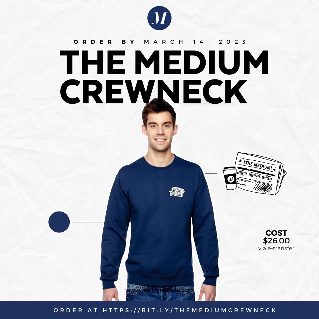 Who wants a crewneck? We hope that these cozy crewnecks will keep us connected. You can order yours by March 14 at forms.gle/KjZVwZEPNXqrY5…