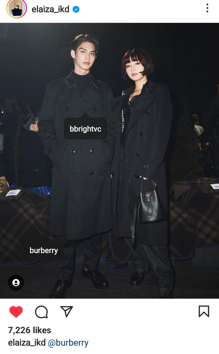 กริ๊ดด ดาราญี่ปุ่นในรูปลงรูปคู่ไบร์ท คู่นี้เหมือนหลุดจากมังง่ะมาเลย สวยหล่อสุดๆ😍🔥🔥🔥

IG elaiza ikd
instagram.com/p/Co8nAW2r_5u/…

Burberry Bright
#BurberryAW23
#BurberryAW23xBright
#Burberry
#bbrightvc
@bbrightvc