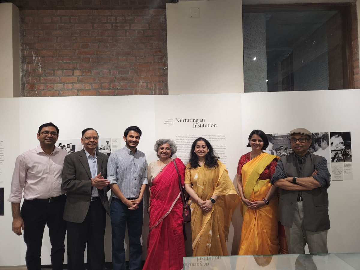 Economics at IIMA (@iima_economics) on Twitter photo Memorable visit by Pranab Bardhan, Arvind Panagariya, <a href="/_ADeshpande/">Ashwini_Deshpande</a> <a href="/ShamikaRavi/">Prof. Shamika Ravi</a> to <a href="/IIMAhmedabad/">IIM Ahmedabad</a> for inauguration of <a href="/IIMAJSWSPP/">JSW School of Public Policy - IIMA</a>. Thanks <a href="/ChinmayTumbe/">Chinmay Tumbe</a> for a great late evening IIMA Archives tour. Joined by <a href="/namratarc/">Namrata Chindarkar</a>, Chhavi Moodgal & <a href="/Hyderabadi_chai/">Tarun Jain तरुण जैन</a>. Memorable visit by Pranab Bardhan, Arvind Panagariya, <a href="/_ADeshpande/">Ashwini_Deshpande</a> <a href="/ShamikaRavi/">Prof. Shamika Ravi</a> to <a href="/IIMAhmedabad/">IIM Ahmedabad</a> for inauguration of <a href="/IIMAJSWSPP/">JSW School of Public Policy - IIMA</a>. Thanks <a href="/ChinmayTumbe/">Chinmay Tumbe</a> for a great late evening IIMA Archives tour. Joined by <a href="/namratarc/">Namrata Chindarkar</a>, Chhavi Moodgal & <a href="/Hyderabadi_chai/">Tarun Jain तरुण जैन</a>.