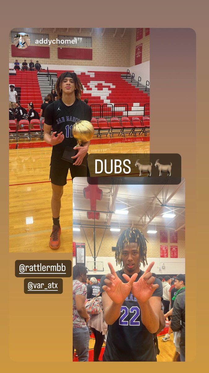 🏀BOYS’ 6A BI-DISTRICT: San Marcos 50 Clark 46 (FINAL) <a href="/RattlerMBB/">SMHS Basketball</a> advance vs Westlake in Area Championship #txhshoops #VAR #UILplayoffs