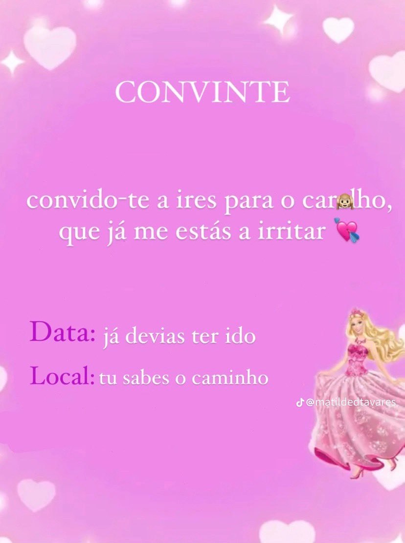 é mesmo para ti amor