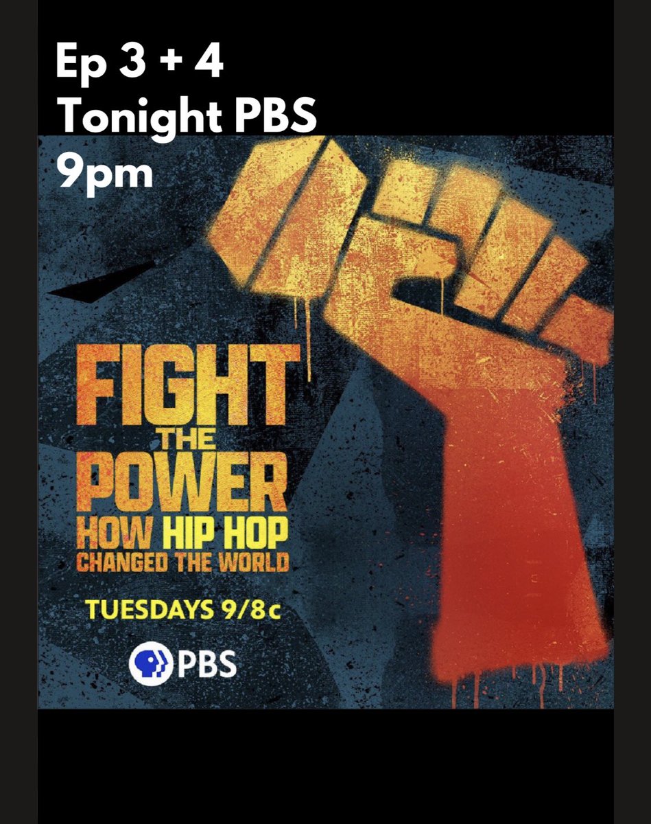 Tonight <a href="/pbs/">PBS</a> airs ep 3 + 4 FTP, w <a href="/MrChuckD/">Chuck D</a> <a href="/eminem/">Marshall Mathers</a> <a href="/iamwill/">will.i.am</a> <a href="/KillerMike/">Killer Mike</a> <a href="/FINALLEVEL/">ICE T</a> <a href="/fatjoe/">FAT JOE</a> <a href="/IAmKRSOne/">IAMKRSOne</a>