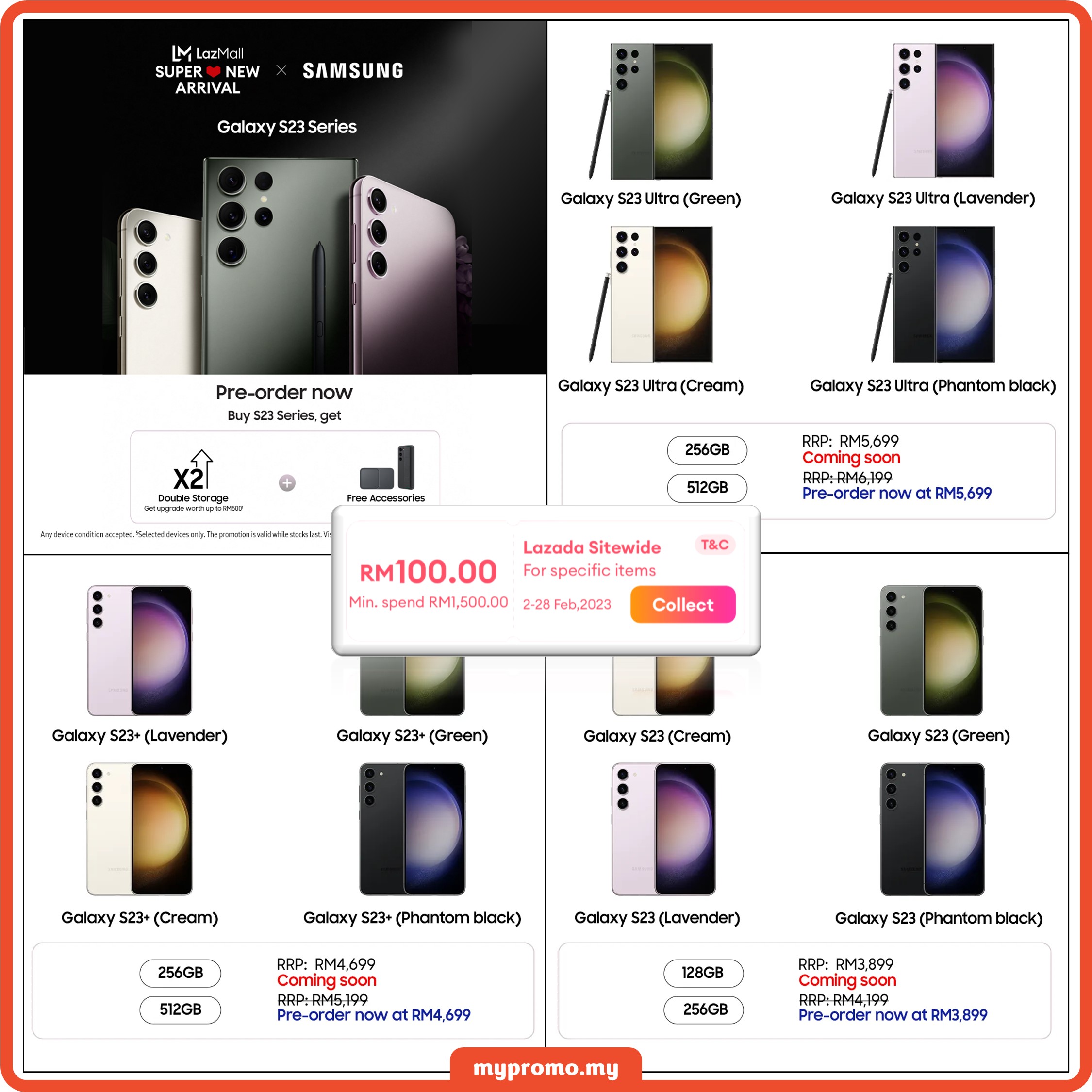 Lazada Super New Arrival x Samsung S23