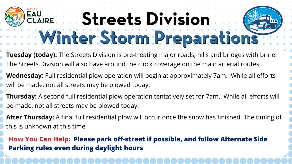 Village of Elk Mound Public Works (@elkmoundpw) on Twitter photo 