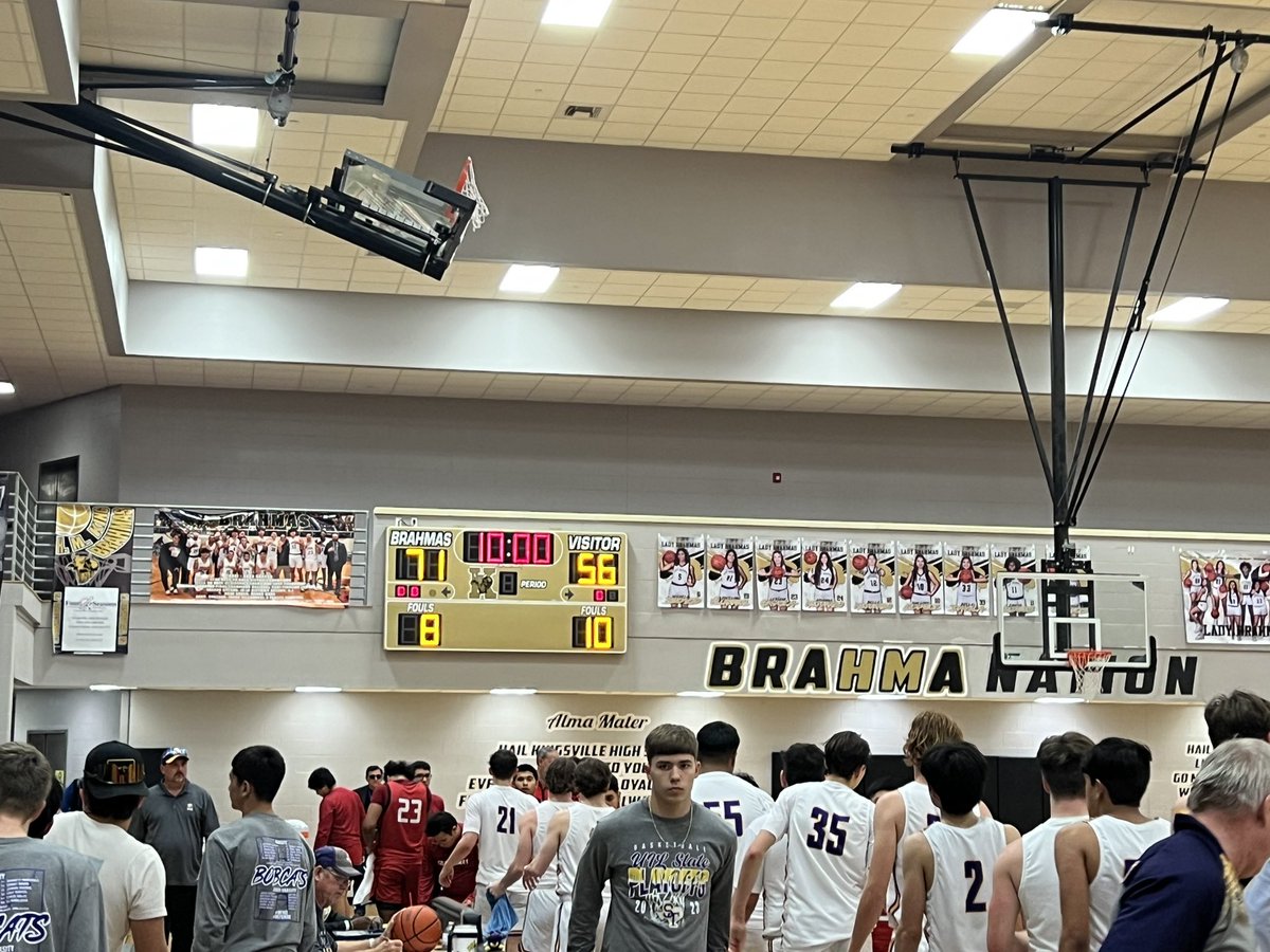 SkidmoreHoops's tweet photo. 2A Region 4 Bi-District Final Score 🏀

S-T 71
La Villa 56

Jr. Cole Rivers 21 pts
Jr. Bennett Martinez 18 pts
So. Alexander Gonzalez 11 pts

Overall: 26-6
District: 9-3

#BFND
#DEFENSE

@hoopinsider @Tabchoops @STBA_TX  @CallerSports @Caller_Len @reycastillo361 @LarissaLiska https://t.co/RBMVgPF3Ut