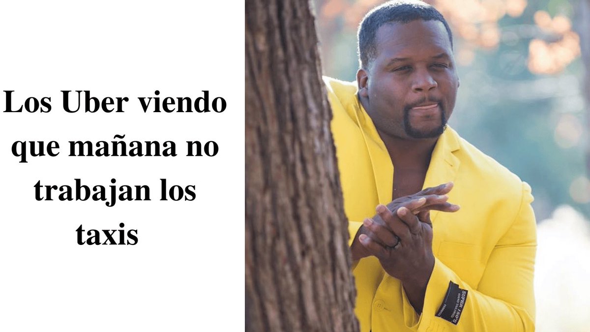 jdecheverryt's tweet photo. #ParoDeTaxistas Mañana la tarifa dinámica por los cielos gente 🥲 https://t.co/JB83htlmMG