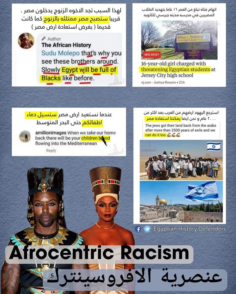 ElshimaMostafa's tweet photo. #خطر_الافروسنتريك #خطر_المركزية_الافريقية #egypt_against_afrocentrism #afrocentricracism https://t.co/EqLkoNol9W