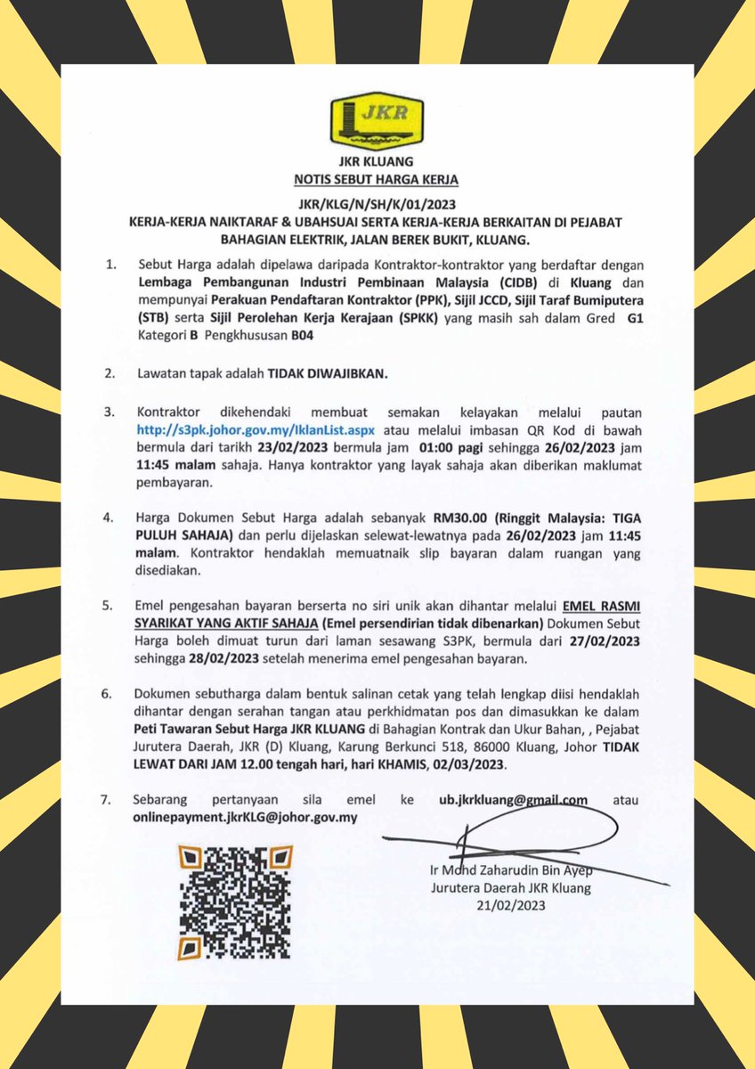 𝐍𝐎𝐓𝐈𝐒 𝐒𝐄𝐁𝐔𝐓 𝐇𝐀𝐑𝐆𝐀 𝐊𝐄𝐑𝐉𝐀 

𝐊𝐄𝐑𝐉𝐀-𝐊𝐄𝐑𝐉𝐀 𝐍𝐀𝐈𝐊𝐓𝐀𝐑𝐀𝐅 &amp; 𝐔𝐁𝐀𝐇𝐒𝐔𝐀𝐈 𝐒𝐄𝐑𝐓𝐀 𝐊𝐄𝐑𝐉𝐀-𝐊𝐄𝐑𝐉𝐀 𝐁𝐄𝐑𝐊𝐀𝐈𝐓𝐀𝐍 𝐃𝐈 𝐏𝐄𝐉𝐀𝐁𝐀𝐓 𝐁𝐀𝐇𝐀𝐆𝐈𝐀𝐍 𝐄𝐋𝐄𝐊𝐓𝐑𝐈𝐊, 𝐉𝐀𝐋𝐀𝐍 𝐁𝐄𝐑𝐄𝐊 𝐁𝐔𝐊𝐈𝐓 𝐊𝐋𝐔𝐀𝐍𝐆