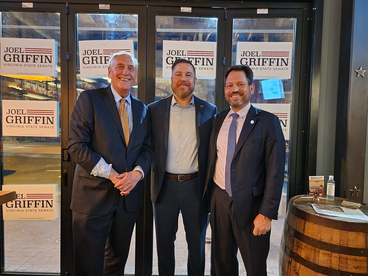 ssurovell's tweet photo. Honored to be with @SenDaveMarsden &amp; @JoshuaCole to see an awesome turnout for @joelgriffinva tonight at his campaign kickoff to take SD27 in Fredericksburg/Stafford/Spotsylvania this November! https://t.co/cByP30DmHI