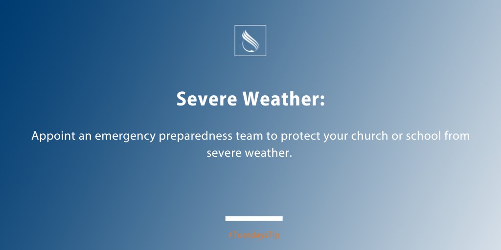 An emergency response team can assess and execute all the necessary precautions to keep your ministry safe, including developing a response plan and securing an effective shelter.  #ARMCares #ProtectYourMinistry #SafetyFirst #Solutions #SevereStroms #EmergencyPlans