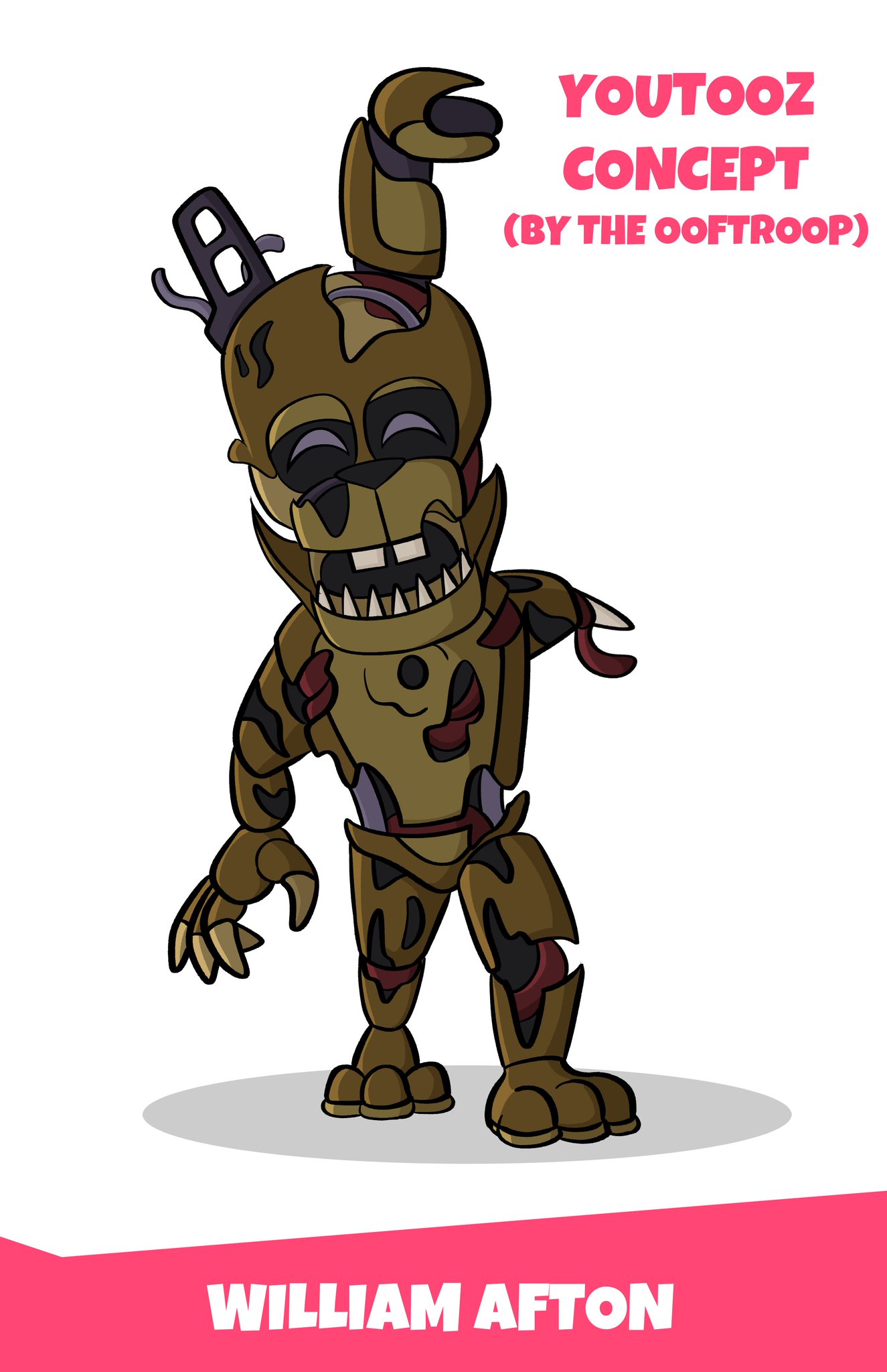 What I think a Molten Freddy youtooz would look like : r