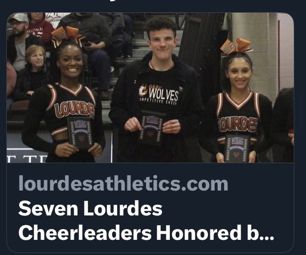 GrayWolfNation's tweet photo. Congratulations to multiple athletes who earned honors this week! 
#LUon2 https://t.co/FuAJ4qrlsW