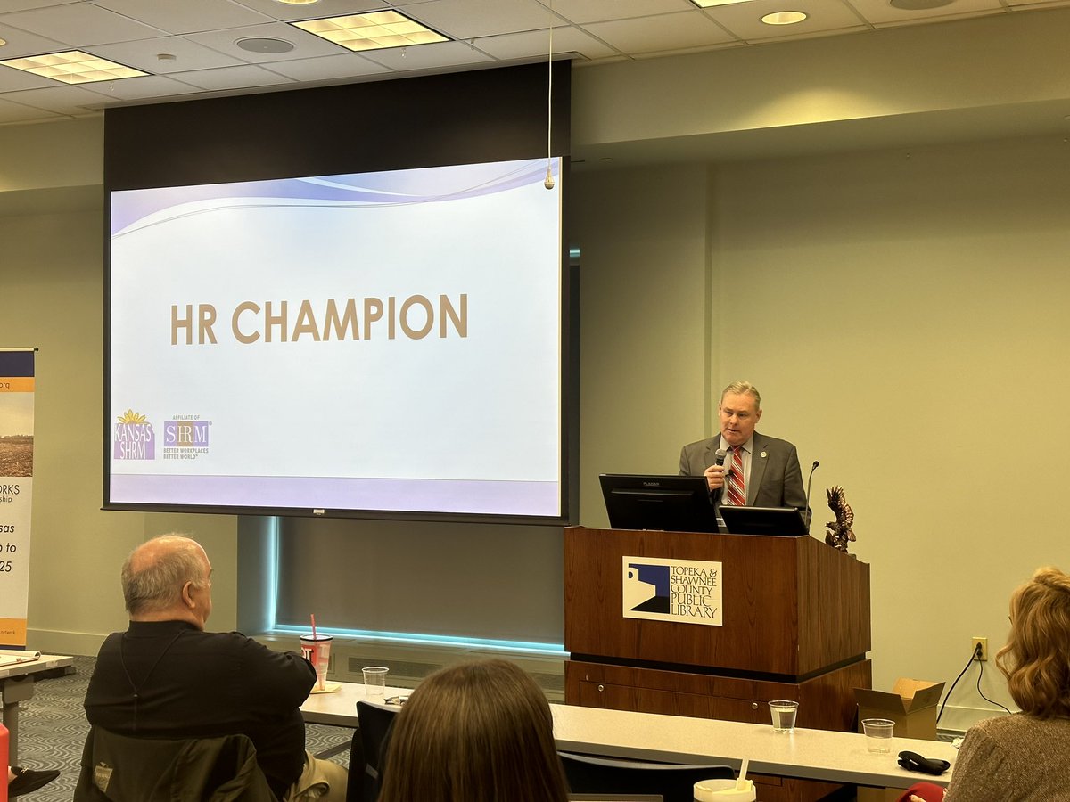 Kansas SHRM tweet media