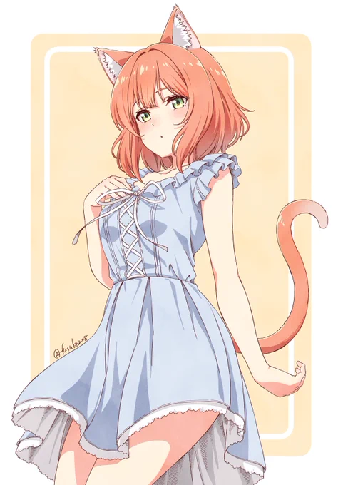 僕のアイコンの子も猫ちゃんでして…相方(?)の猫ちゃんも添えて改めて紹介させていただきますね 