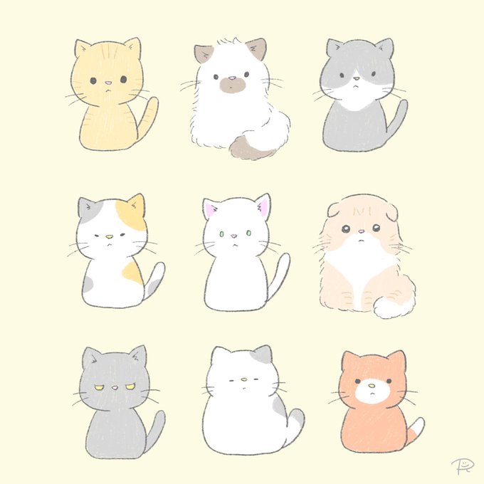 「calico white cat」 illustration images(Latest)