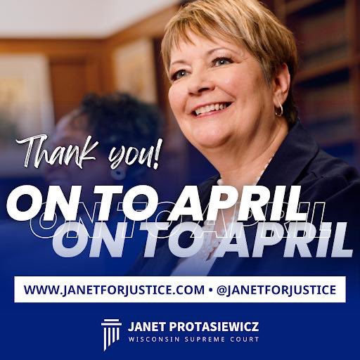 janetforjustice's tweet image. I’m honored we will continue on from this primary. This is just the beginning &amp;amp; our work is far from over. I’m counting on all of you to continue the momentum all the way thru April 4– there’s too much at stake in this election for us to take anything for granted.