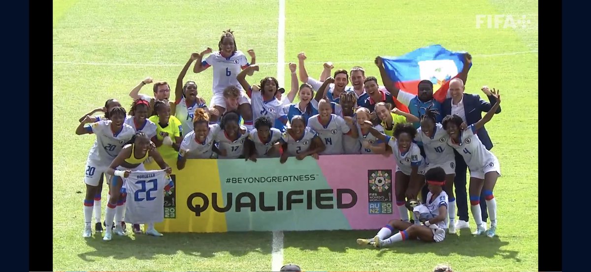 Haiti 🇭🇹 and our very own Claire Constant are heading to the World Cup! Let’s Go!
