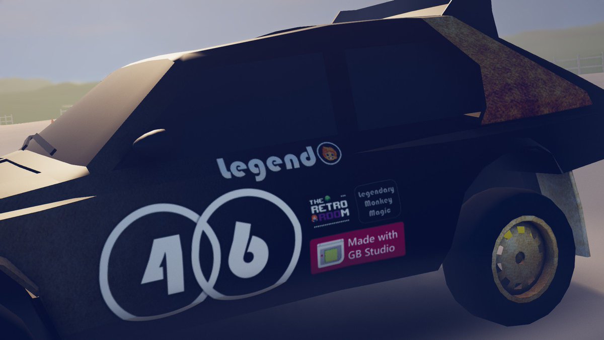 Been playing Art of Rally on the Steam Deck… you can make custom skins for the cars… check out this Time Knights skin