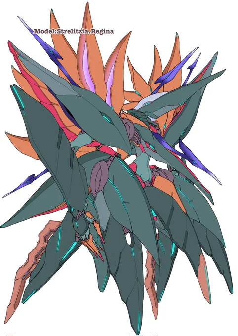 #オリジナル機体が見たいお花xロボット 