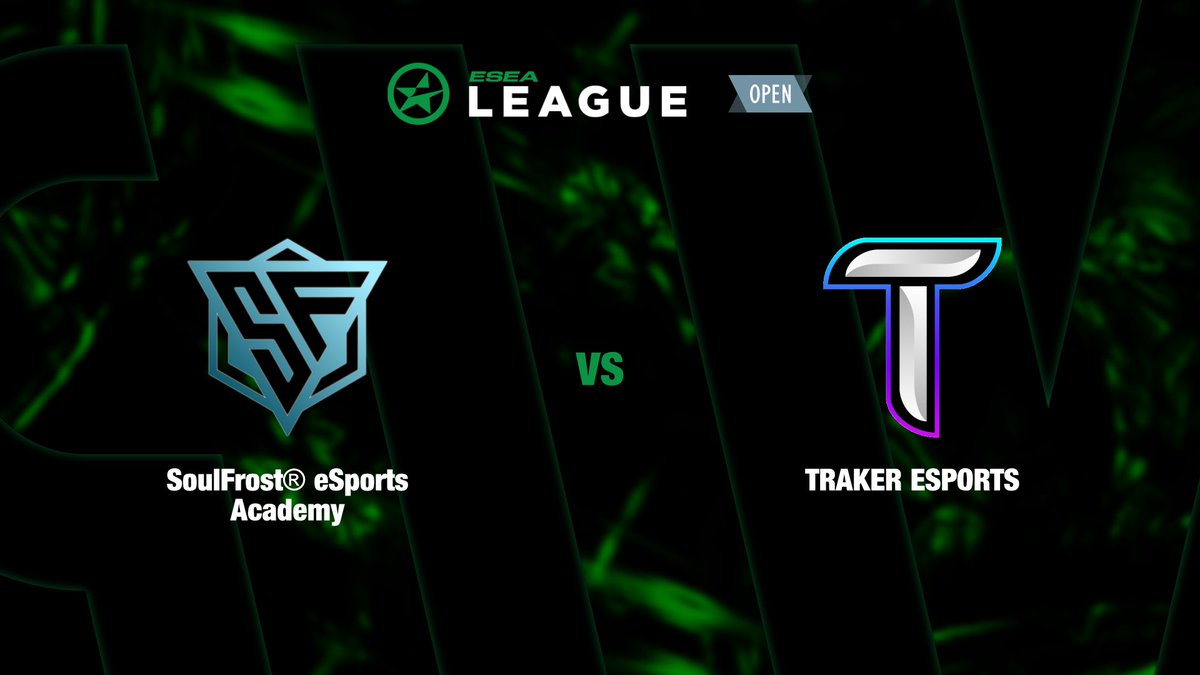 📢 2 Teams, 1 Match, 0 Fehler erlaubt 

📺 twitch.tv/ctvcsgode 🇩🇪
🎙 <a href="/_FudoD/">FudoD</a> 🇩🇪

🏟 <a href="/ESEA/">ESEA League</a> League Open EU Season 44

🕘 21:00 Uhr
⚔ <a href="/SFeSportsORG/">SoulFrost® eSports</a> 🆚 <a href="/TrakerEsport/">Traker Esport</a>