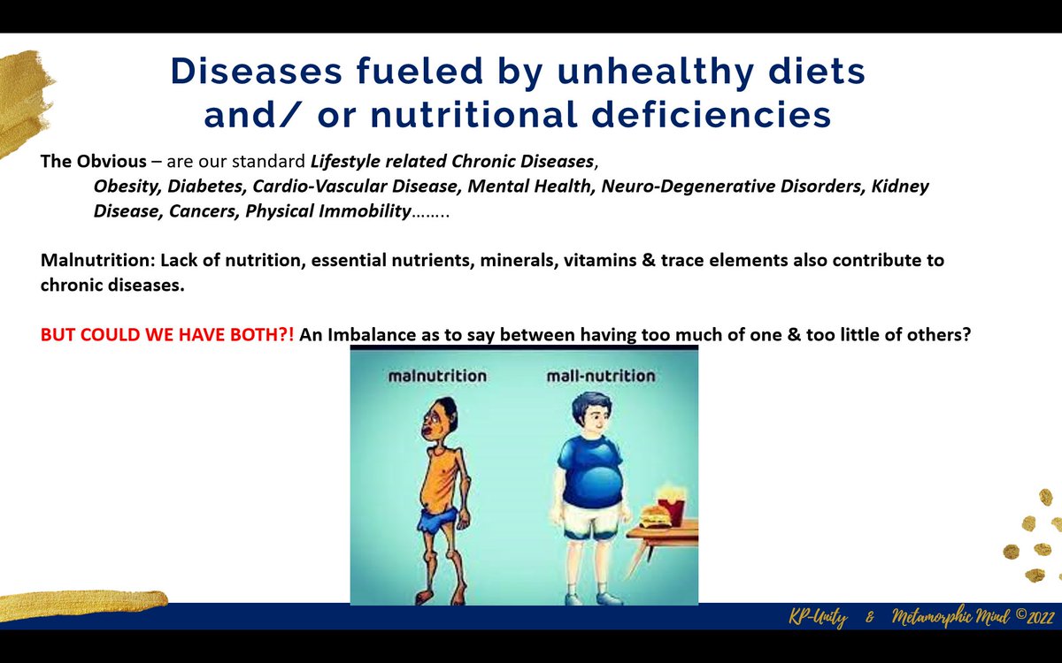 MetamorphicMind's tweet photo. Nutrition is the primary fuel for human life. It is equally fuelling our current epidemic of life-style related diseases due to the impact of low-grade inflammatory processes. What 2 do?! 

#nutrition #diet #food #healthylifestyle #healthylife #wellness #fitness #diseases #SDOH https://t.co/0kwA3j77OC