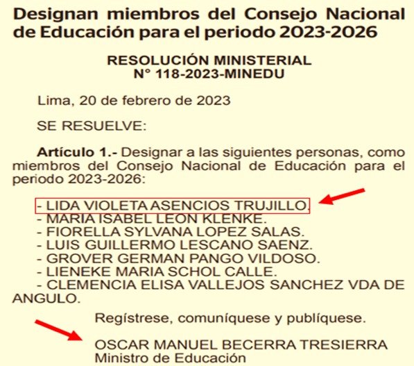 #ALERTA I LA EDUCACIÓN NO SE NEGOCIA

Denunciamos la designación de la Rectora de la Universidad La Cantuta, Lida Ascencios presidenta <a href="/ASUPOficial/">Asociación de Universidades del Perú - ASUP</a>, promotora de la contrarreforma universitaria, en el CNE. 

Los estudiantes exigimos calidad de educación, no al negociado!
