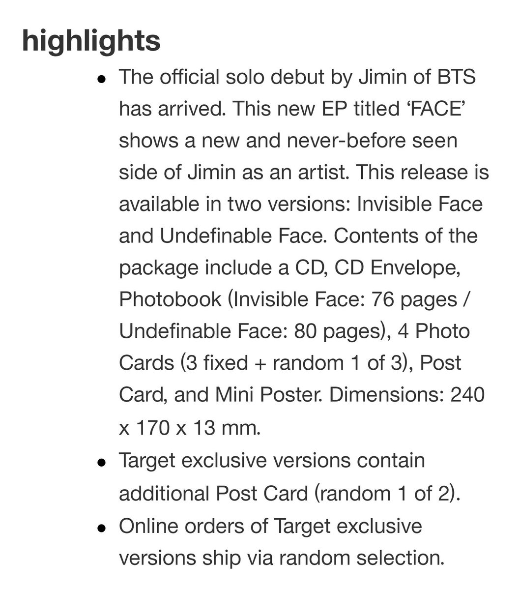 OnTheStreet.3rd🪞SetMeFreePt2.17th on Twitter "RT BTSMerchUpdates Jimin FACE Weverse Shop US