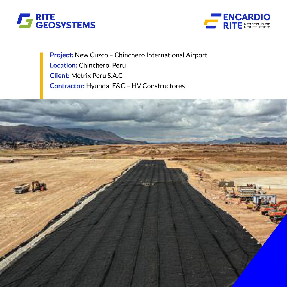 encardio_rite's tweet photo. #Metasensing at work.
#EncardioRite supplied monitoring instruments deployed in the Chinchero International Airport project in Peru.
We are https://t.co/TEY2EJaydX.
We are #MetasensingForMegastructures.
#safety #construction #monitoringsolutions #geomechanics https://t.co/VdH89UD6vS