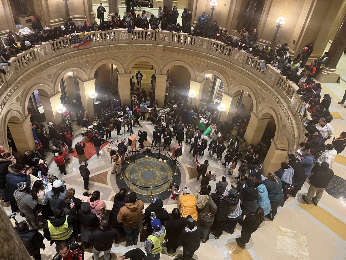 No blizzard can stop our power. Immigrant power, presente! #DL4ALL