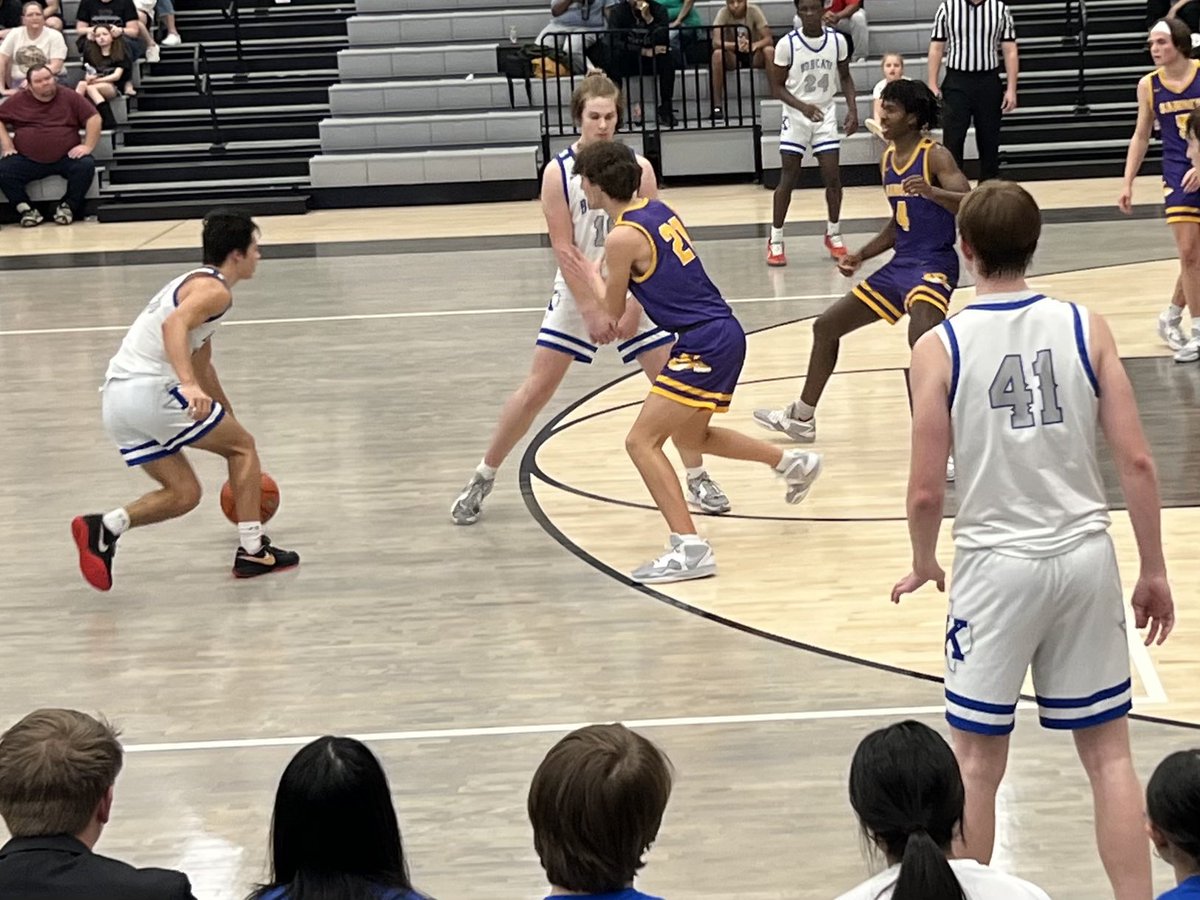 Bobcats lead 39-23 at the start of the 4th quarter. #beatsanger #bidistrictchampionship #earnit #excellence