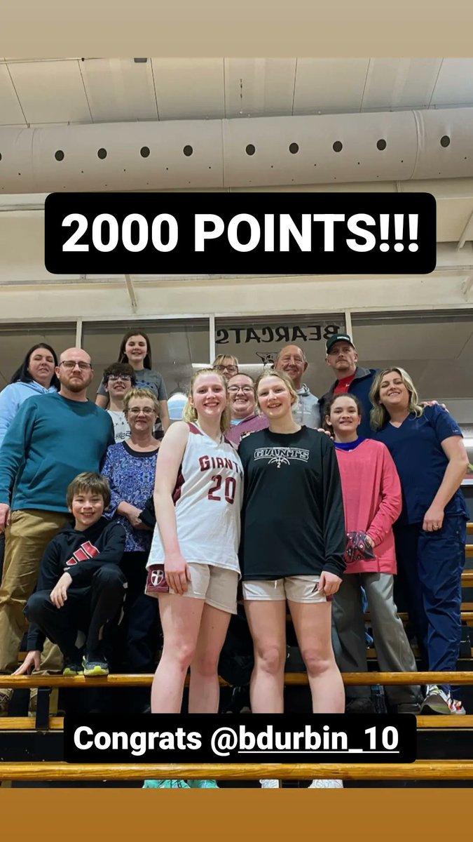 She did it! Congratulations, <a href="/BryleeDurbin/">Brylee Durbin</a>, for surpassing 2000 career points tonight! She finished with 30 points in a win over Virbunum. Proud of you! <a href="/KFMOsportsBB/">KFMO Sports</a> <a href="/MattKing_Sports/">Matt King</a> <a href="/MyMoInfoSports/">KTJJ/KREI Sports</a> <a href="/PGHMissouri/">Prep Girls Hoops Missouri</a> <a href="/MSHSAAOrg/">MSHSAA</a>