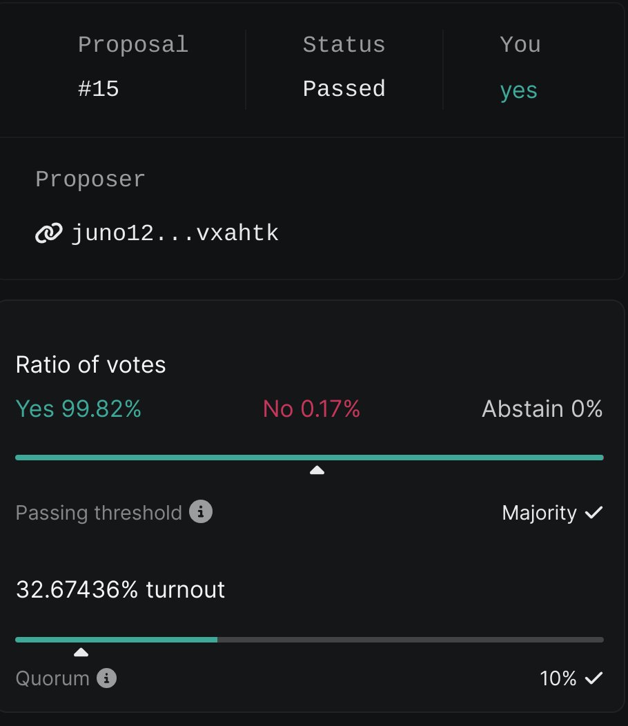 Loop ReImagining Money on Twitter "⚡ Prop 15 RESULT ⚡ * Quorum