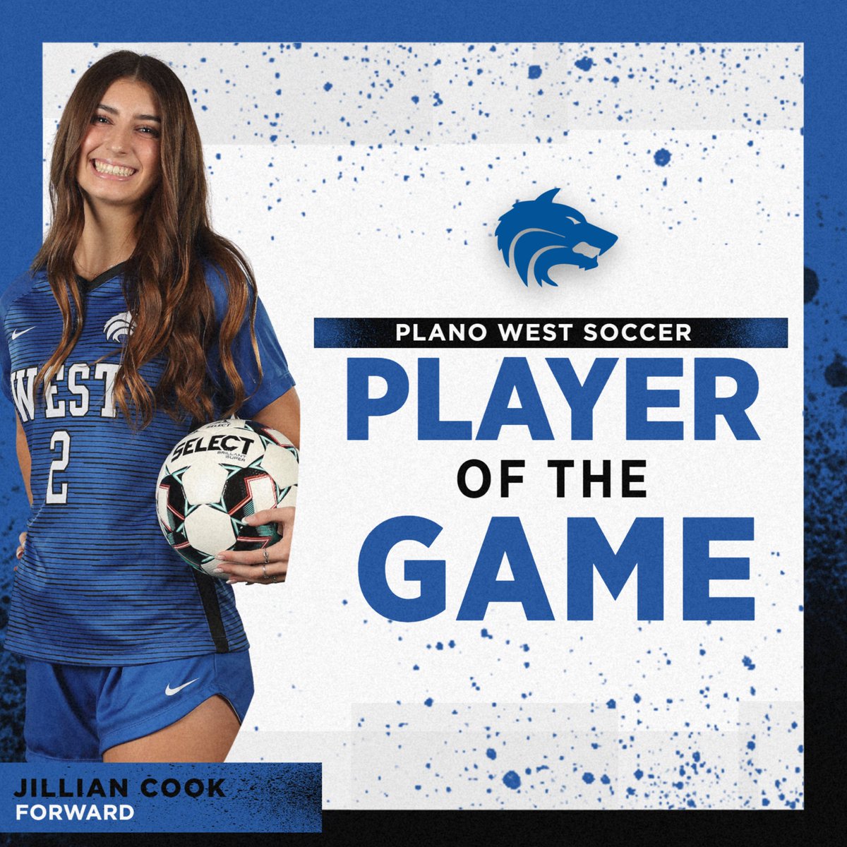 PWLWsoccer's tweet photo. Congrats to @jilliancook__ for being tonight’s Player of the Game! 👏 https://t.co/Fm3qhSlrnR