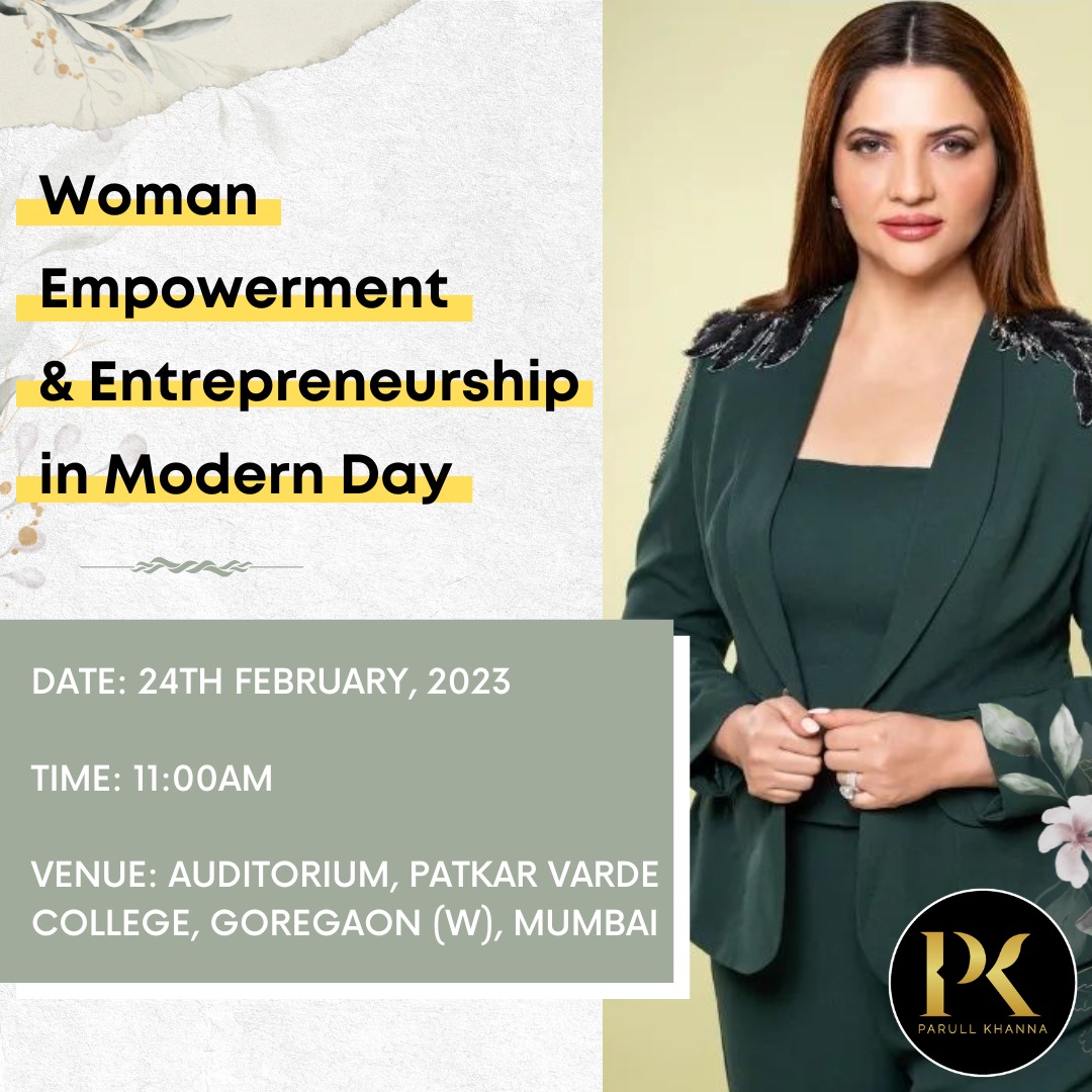 Studio6byParul's tweet photo. See you soon Patkar-ites!! 
@patkarcollege 

#ParullKhanna #MsIndia #PhenomenalLiving https://t.co/2m9qkLGtia