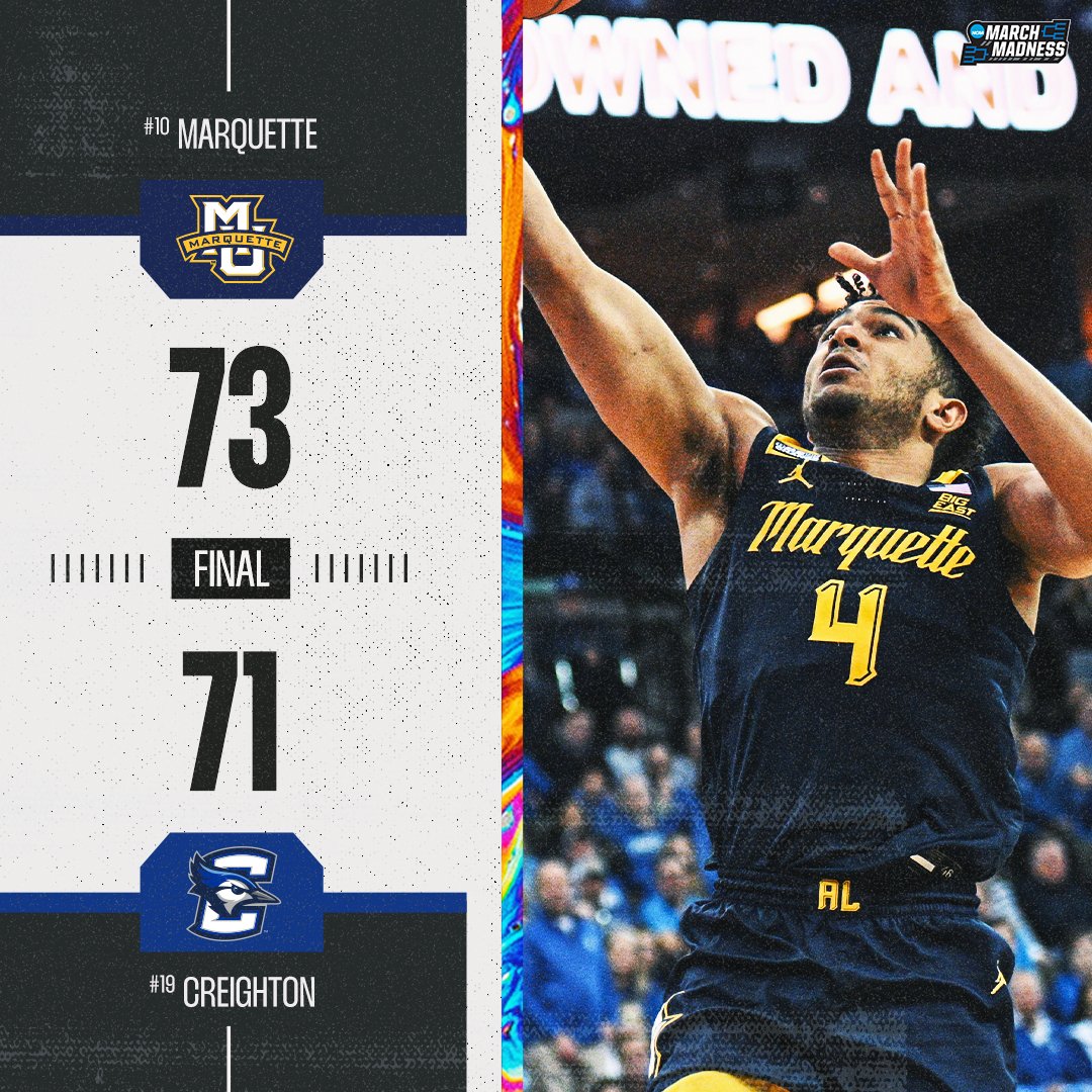 NO. 10 MARQUETTE GETS IT DONE 💪

The Golden Eagles grind a win out on the road to defeat the Bluejays 🔥