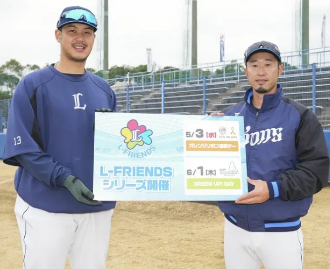 reo_naniwa's tweet photo. #プロ野球 #西武ライオンズ 22日 #野球 を通じ社会貢献活動展開 #LFRIENDS の一環とし今季新主催試合 #西武 が勝利する毎 2万円積み立て寄付を行う発表
特定NPO法人 #児童虐待防止全国ネットワーク と #所沢市緑の基金 に1万円ずつ寄付
また #ベルーナドーム で行う5月3日 #日本ハム 戦 https://t.co/Emg1ulyFA1