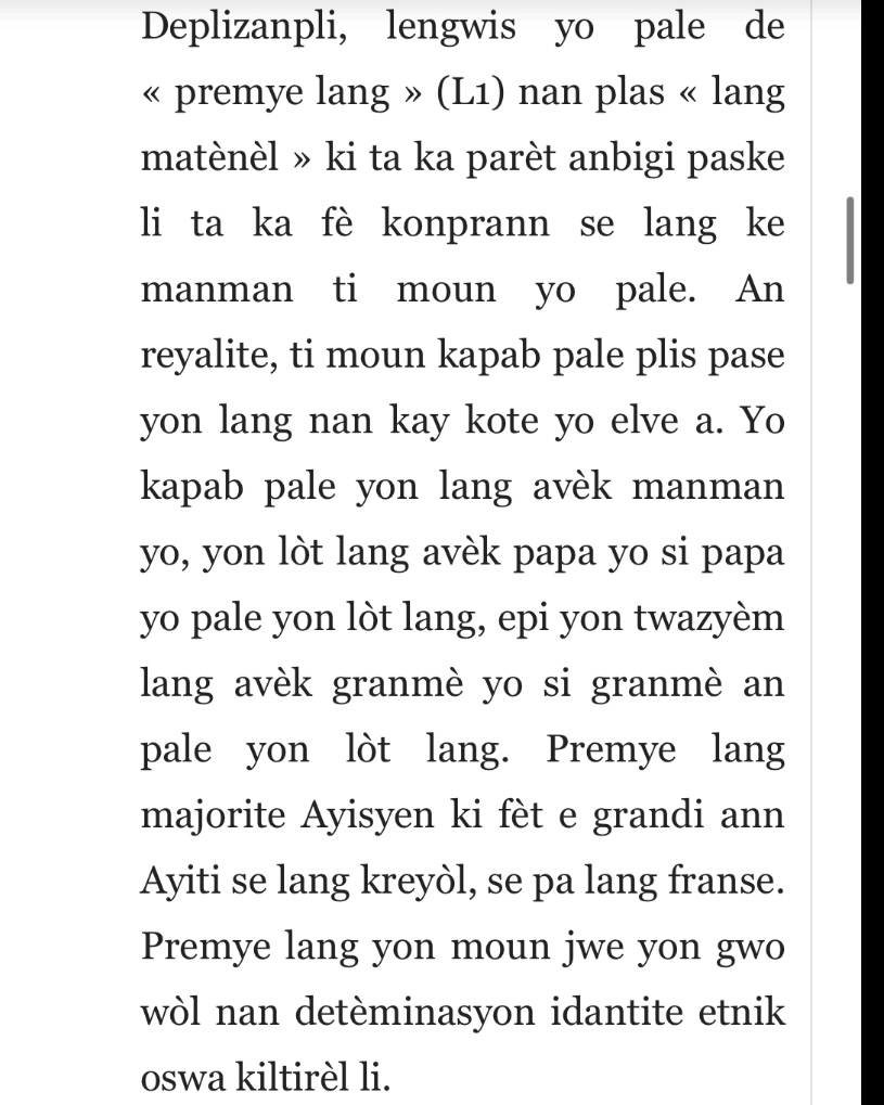 MITHaiti's tweet photo. #JounenLangManman Ki sa « lang manman » vle di ? Èske se lang manman w pale ? Epi pou ki sa gen gran save ki panse kreyòl se lang ki san manman ?  An n brase lide ak Pwòf @PJacquesPie &amp; Hugues Saint-fort @LeNationalHaiti : https://t.co/K5XD7OxDTO 
#ToutMounSeMoun #ToutLangSeLang https://t.co/c1gssmGzk3