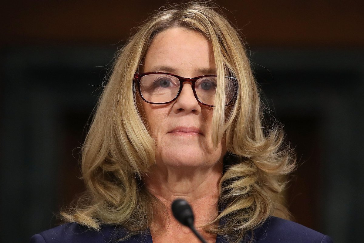 Should Christine Blasey Ford be arrested for lying about Brett Kavanaugh sexually harassing her?